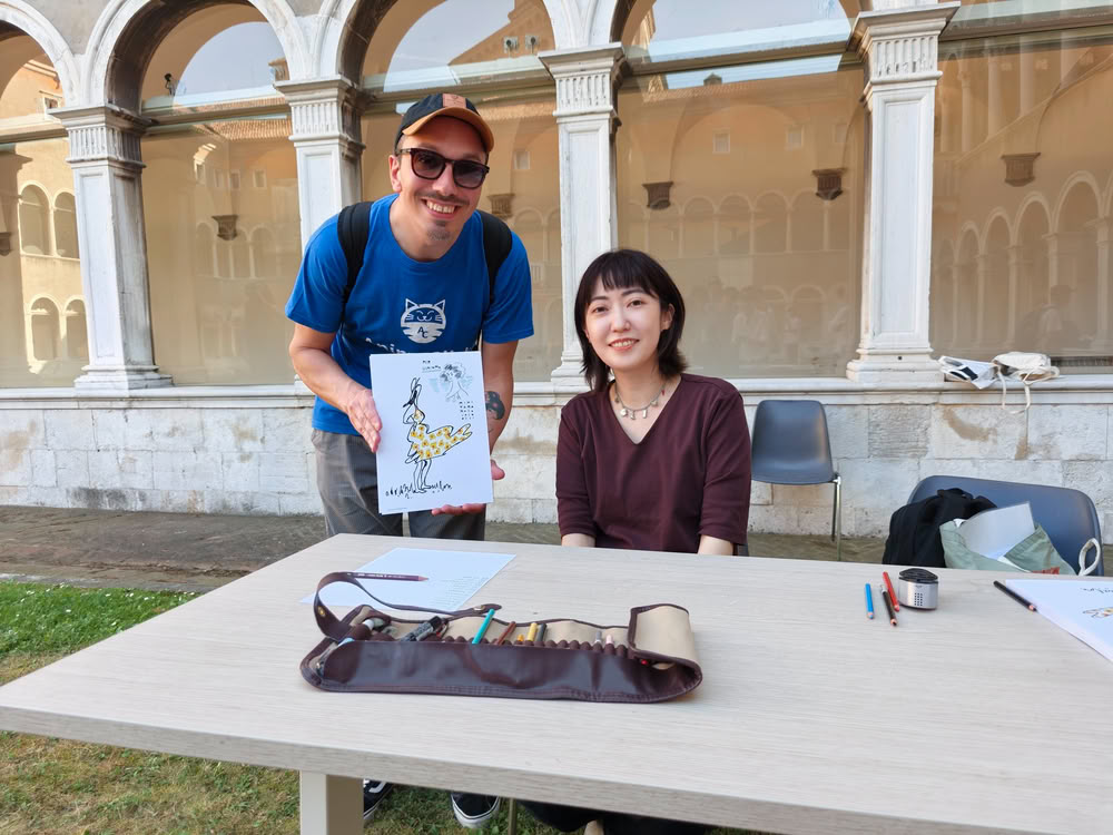 GIGIO con Miki Yamamoto, l'autrice di Sunny Sunny Ann! e How Are How?