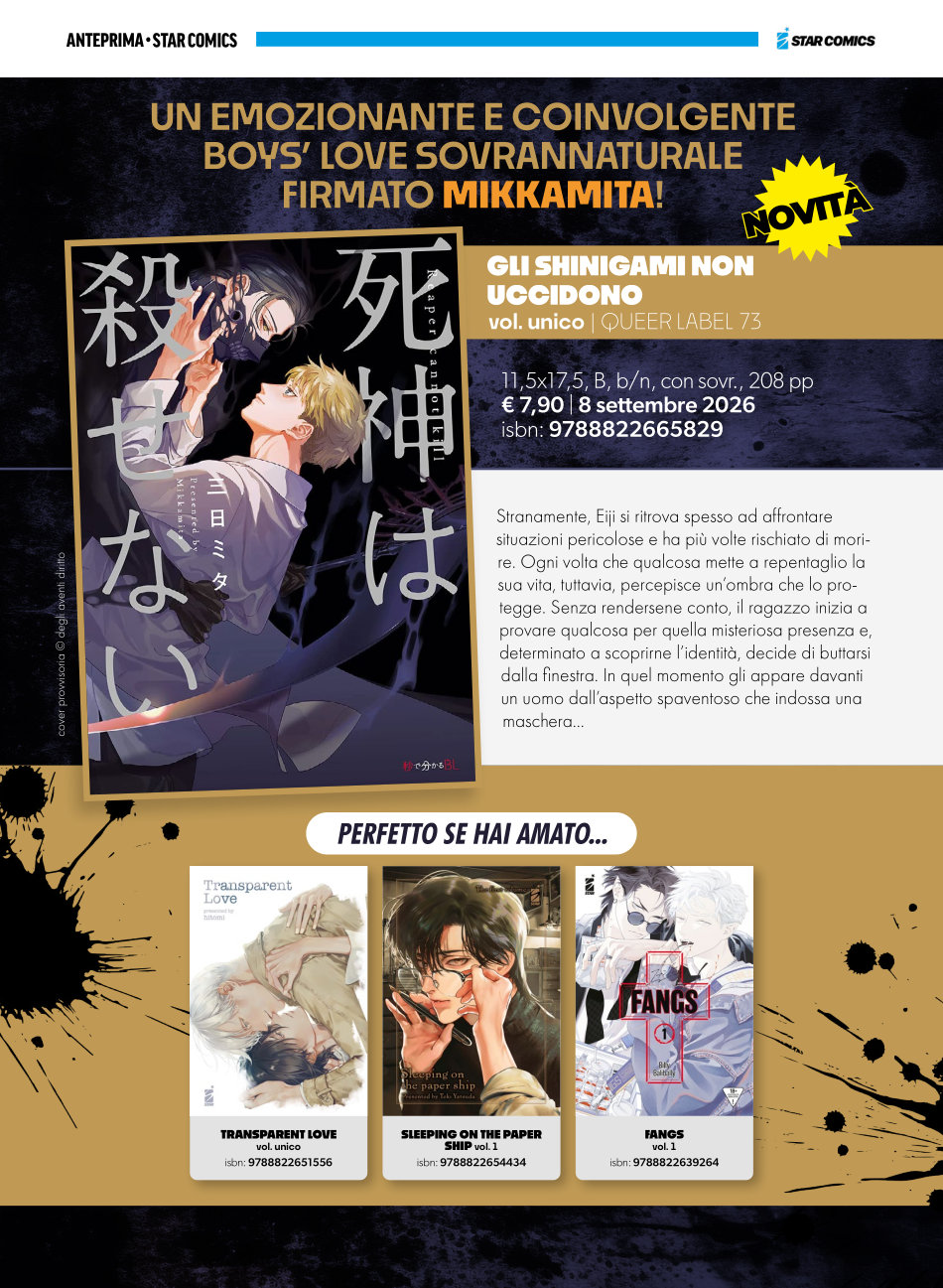 Star Comics: le novità previste per settembre Star Comics: le novità previste per settembre