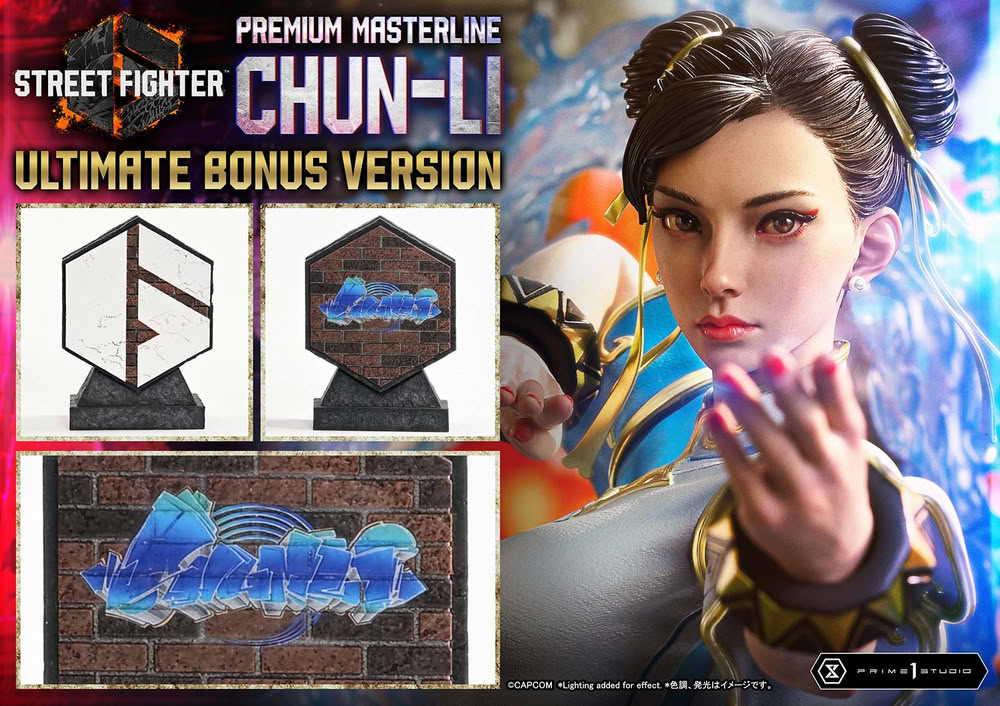 L'Ultimate Bonus Version della figure di Prime1Studio dedicata a Chun-Li in versione Street Fighter 6 L'Ultimate Bonus Version della figure di Prime1Studio dedicata a Chun-Li in versione Street Fighter 6