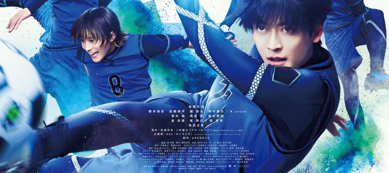 Visual di Yoichi Isagi nel live action di Blue Lock interpretato da Fumiya Takahashi Visual di Yoichi Isagi nel live action di Blue Lock interpretato da Fumiya Takahashi