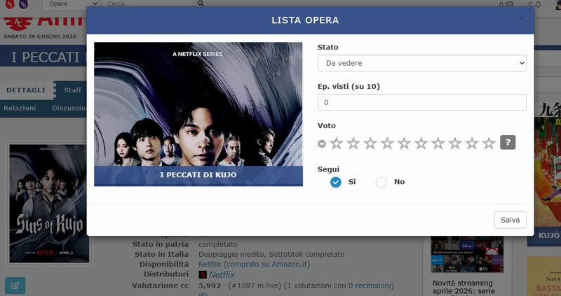 Una scheda drama di AnimeClick Una scheda drama di AnimeClick