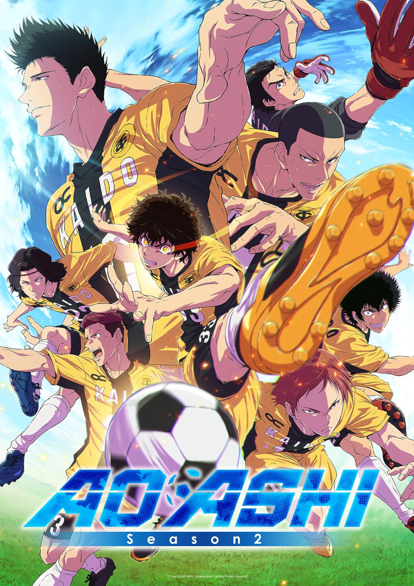 Crunchyroll - Aoashi stagione 2 anime visual Crunchyroll - Aoashi stagione 2 anime visual