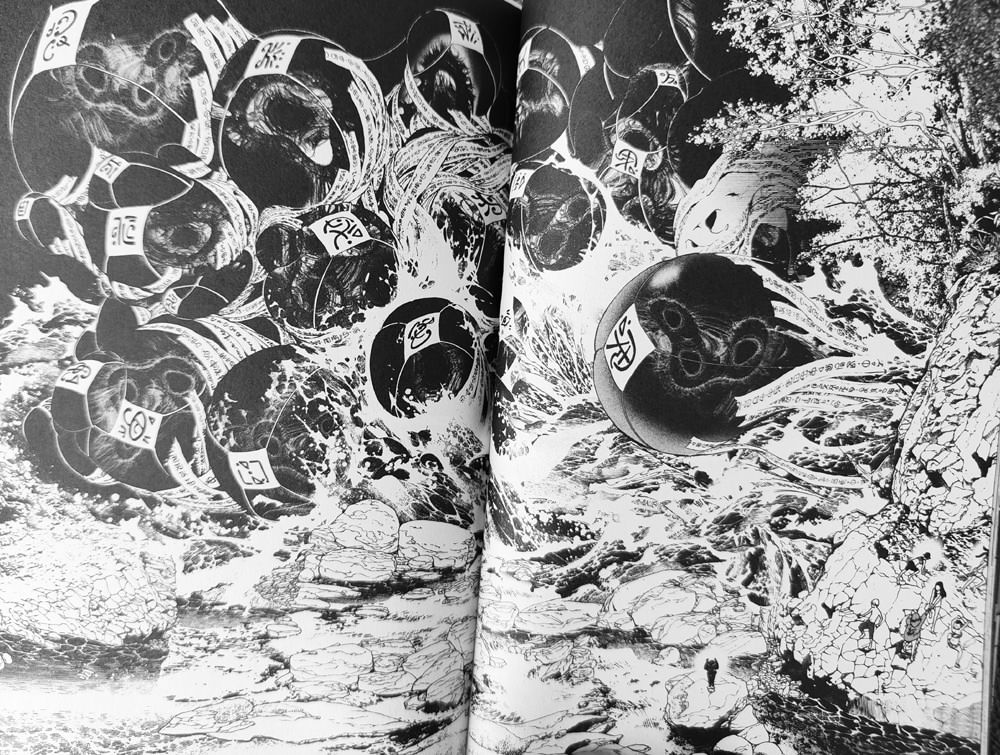 Alcune tavole dell'edizione italiana di KaijinFugeki - Kindled Spirits