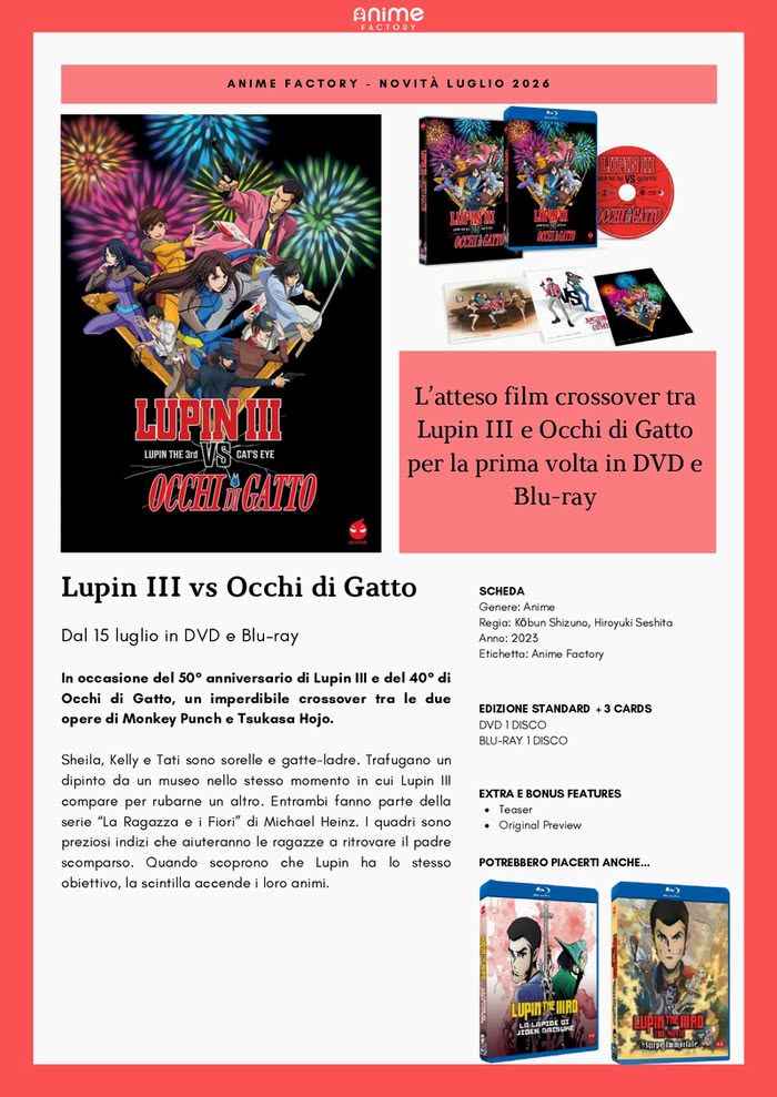 Lupin III vs Occhi di Gatto Lupin III vs Occhi di Gatto