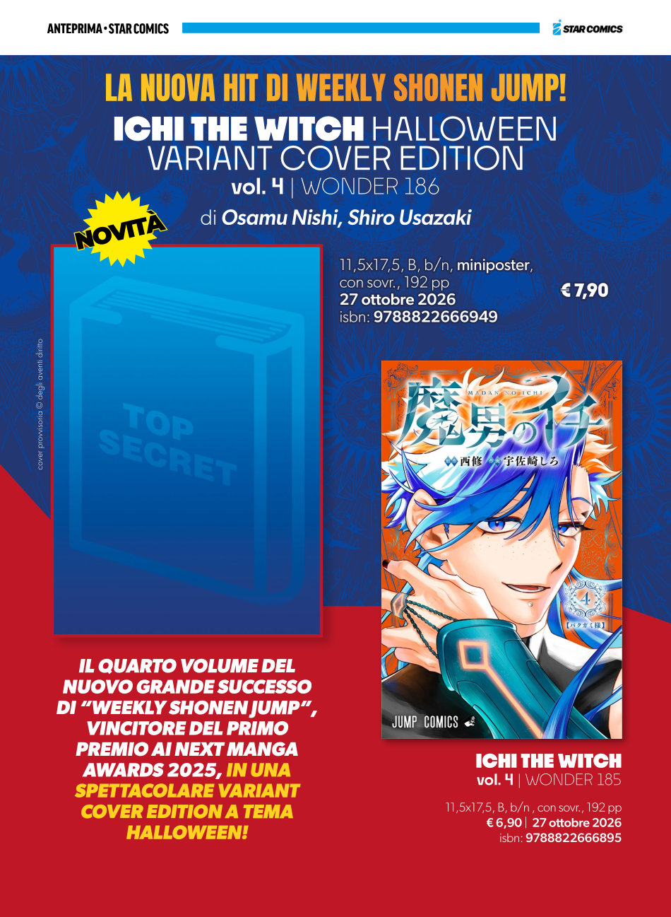 Star Comics: le novità previste per ottobre dall'anteprima dell'editore