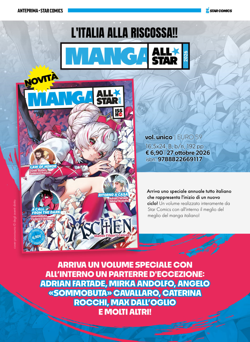 Star Comics: le novità previste per ottobre dall'anteprima dell'editore
