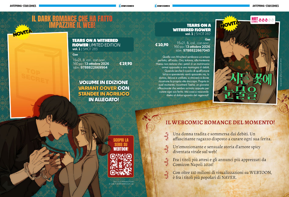 Star Comics: le novità previste per ottobre dall'anteprima dell'editore