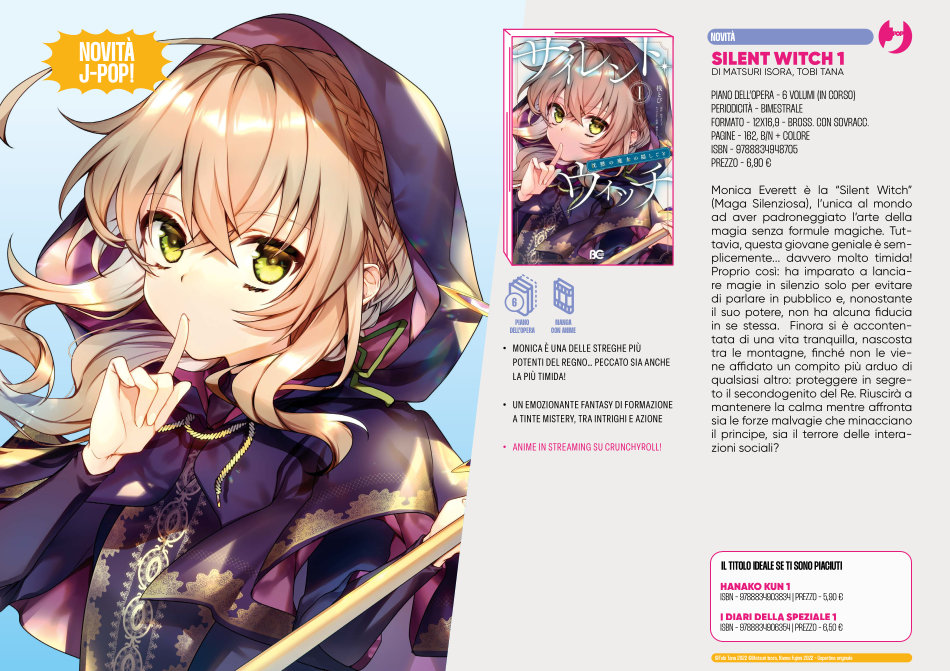 J-POP Manga: le novità dal Direct 145 J-POP Manga - Silent Witch