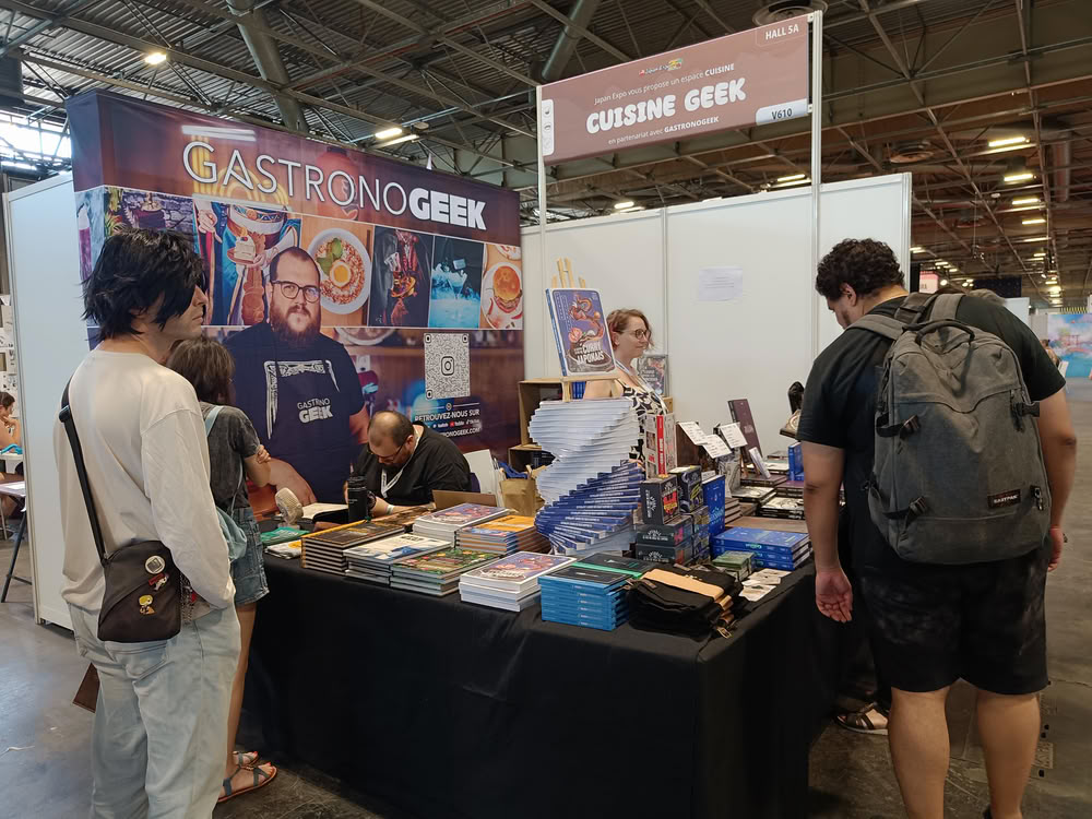 Lo stand di Gastronogeek alla Japan Expo 2026 Lo stand di Gastronogeek alla Japan Expo 2026