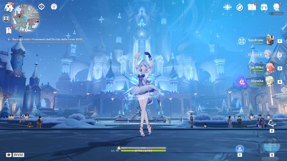 Odette si presenta fin da subito come un personaggio che sarà estremamente impattante per tutto il meta del ciclo di patch di Snezhnaya Odette si presenta fin da subito come un personaggio che sarà estremamente impattante per tutto il meta del ciclo di patch di Snezhnaya