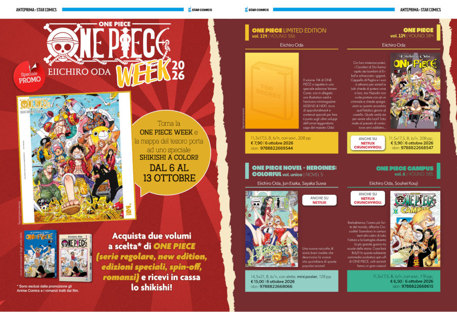 Star Comics: le novità previste per novembre dall'anteprima dell'editore Star Comics: le novità previste per novembre dall'anteprima dell'editore