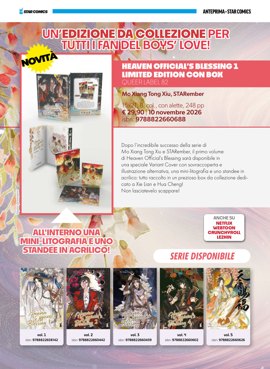 Star Comics: le novità previste per novembre dall'anteprima dell'editore Star Comics: le novità previste per novembre dall'anteprima dell'editore