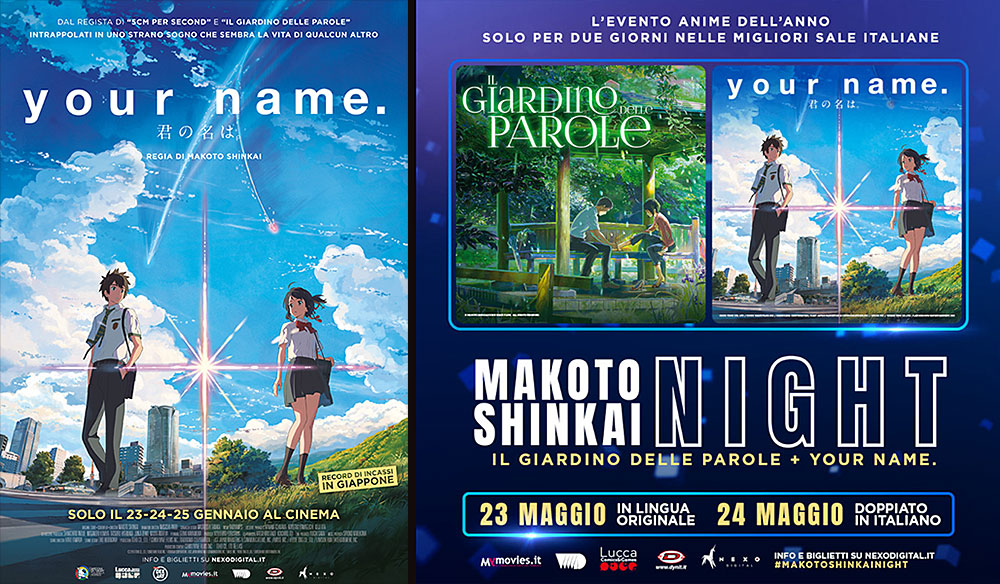 Your Name nei cinema italiani