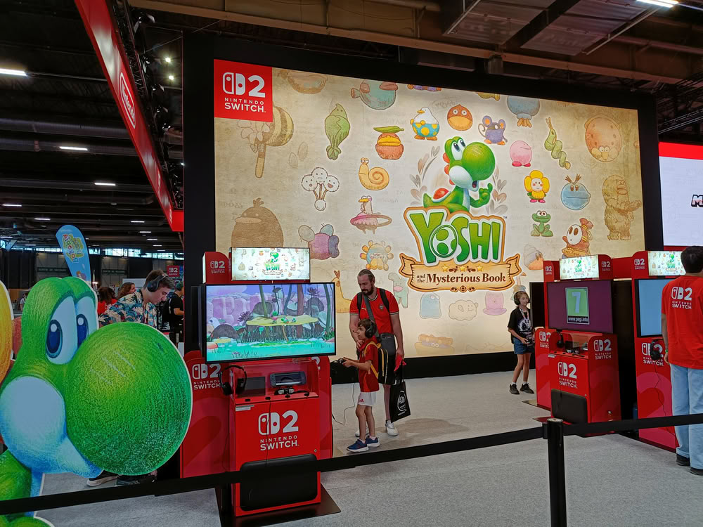 Lo stand Nintendo è il cuore dello spazio gaming