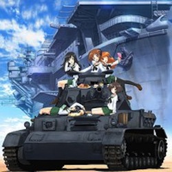 Girls und Panzer, corti animati extra per ogni uscita Blu-ray