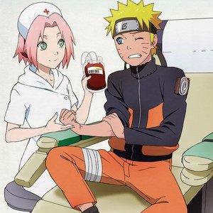 Naruto e Nanoha per la Croce Rossa e la donazione di sangue