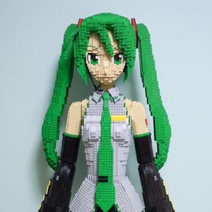 Una Hatsune Miku tutta di Lego! 