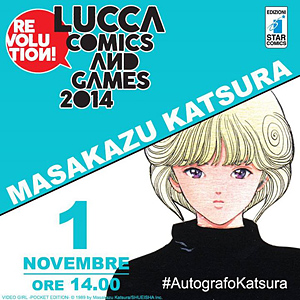 Lucca 2014: Modalità autografi Masakazu Katsura