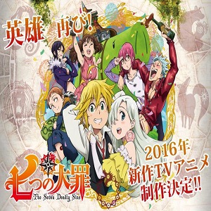 The Seven Deadly Sins: seconda stagione in arrivo nel 2016