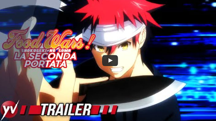 Food Wars 2, in simulcast da oggi su Yamato Animation