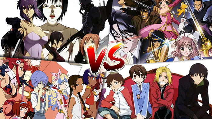 ANIMATION CUP - VOTA IL MIGLIOR STUDIO D'ANIMAZIONE: J.C. Staff vs Trigger e Bones vs Pierrot