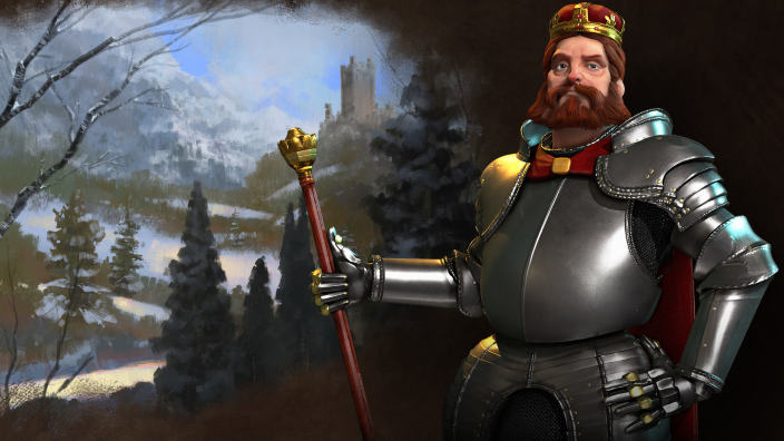 Federico Barbarossa a capo della Germania in Civilization VI