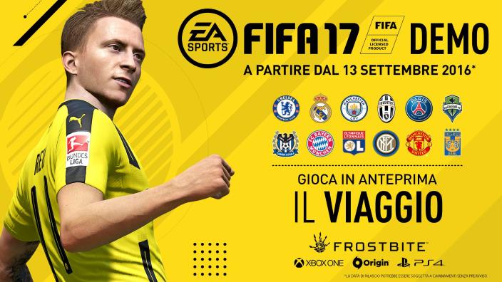 EA rilascia la demo di Fifa 17