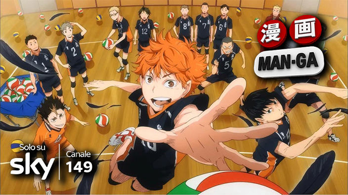 Man-Ga (Sky canale 149): parte finalmente Haikyuu! in prima visione TV