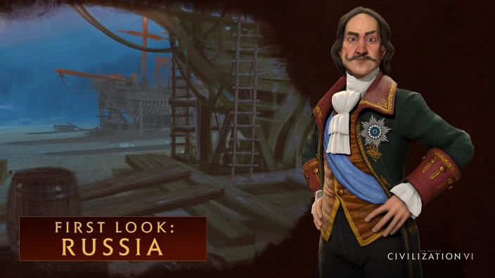 In Civilization VI il leader della Russia è Pietro il Grande