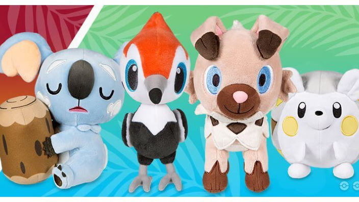 Una nuova linea di peluche sul Pokémon Center Online