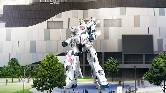 Giappone: una nuova statua dedicata al Gundam Unicorn sarà eretta a Odaiba