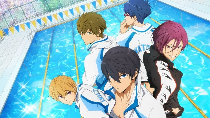 Free! : tre film in arrivo nel 2017 per gli aitanti nuotatori