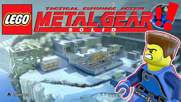 Shadow Moses di Metal Gear Solid ricreata in LEGO Worlds
