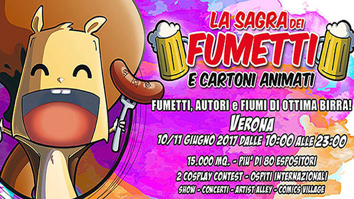 La Sagra dei Fumetti (9/11 giugno - Verona): programma e eventi Animeclick