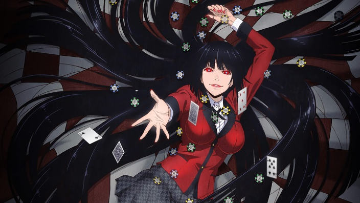 Kakegurui Compulsive Gambler: anime trailer per la scuola-bisca