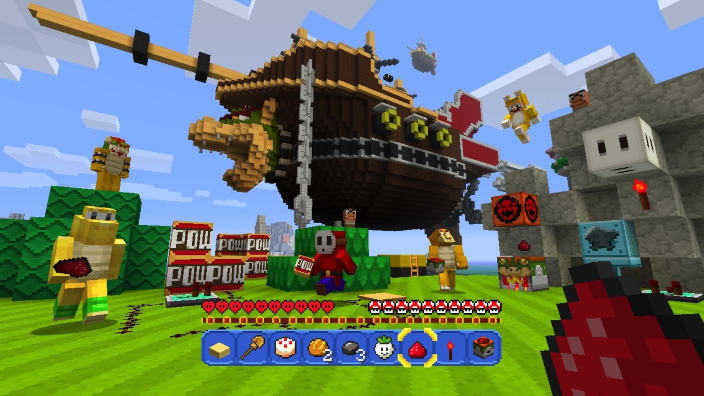 Minecraft Switch Edition si aggiorna e raggiunge il Full HD