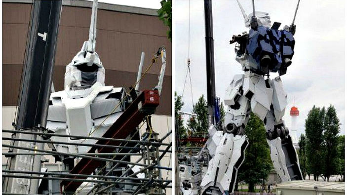 Il nuovo Gundam ad Odaiba inizia a prendere forma