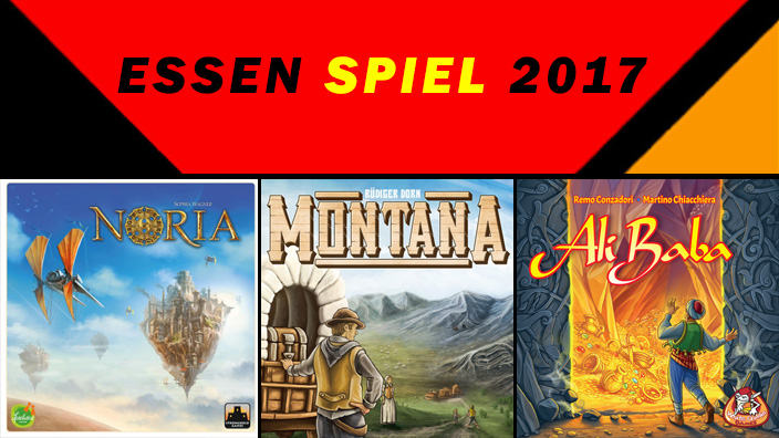 Essen 2017: anteprima di The Noria, Ali Baba, Montana