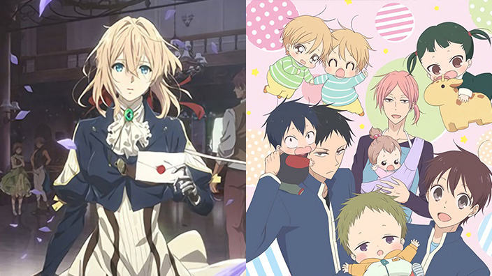 Violet Evergarden e Gakuen Babysitters: due nuovi video promo