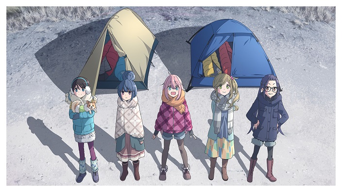 Yurucamp: primo trailer per le ragazze in campeggio