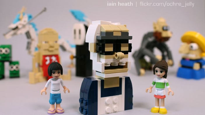 La città incantata di Hayao Miyazaki ricreata usando i mattoncini Lego