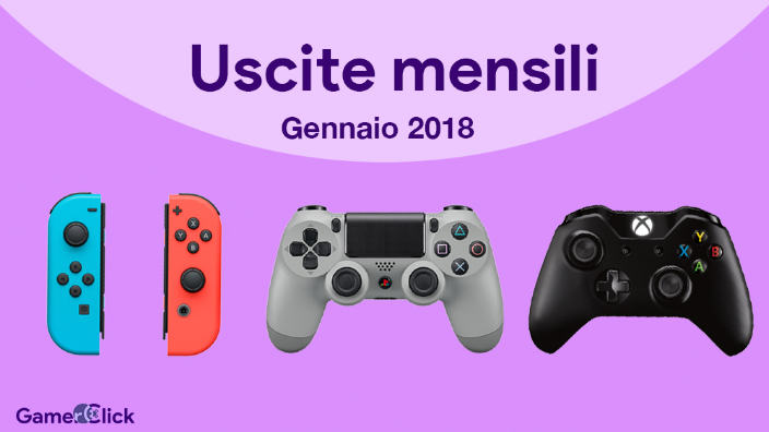 <strong>Uscite videogames europee di gennaio 2018</strong>