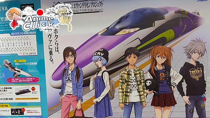 AnimeClick in Giappone sullo Shinkansen di Evangelion!