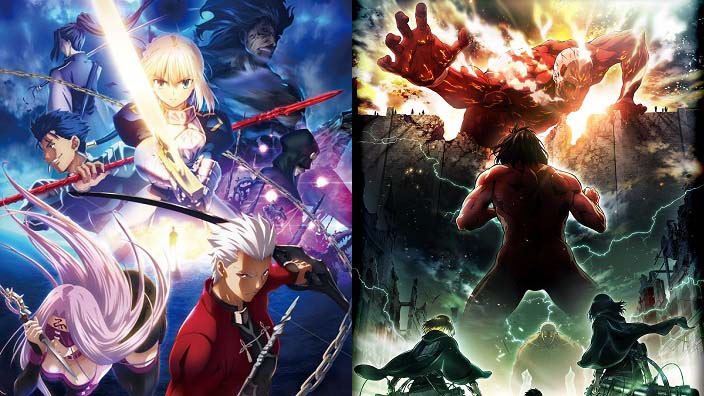 Fate UBW, Tokyo Ghoul e la s2 dei Giganti da oggi su Netflix