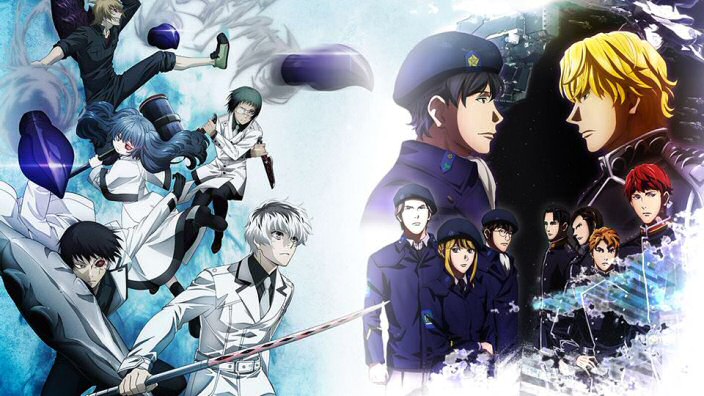 Tokyo Ghoul: Re e The Legend of the Galactic Heroes in Simulcast su VVVVID