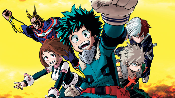 Gli eroi di My Hero Academia sponsorizzano gli Avengers per Infinity War