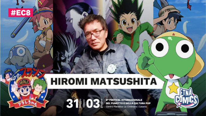 Hiromi Matsushita: ospite all'Etna Comics l'animatore di Hunter x Hunter, Sailor Moon e molti altri