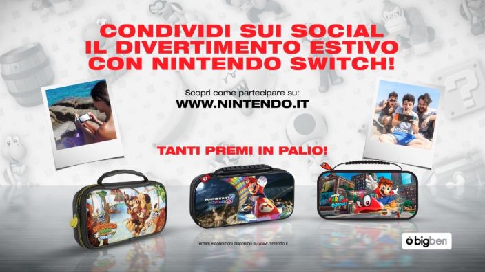 Nintendo e Bigben lanciano un concorso estivo