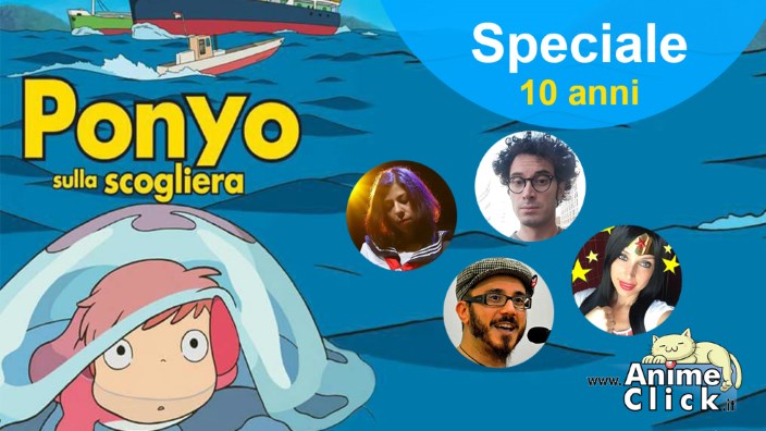 Ponyo sulla scogliera: video speciale per i primi 10 anni del film di Hayao Miyazaki.