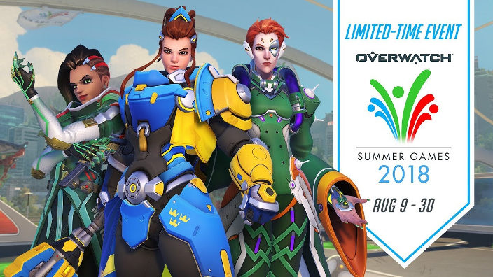 Disponibili i Giochi Estivi su Overwatch!